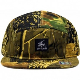 Skullies & Beanies Camouflage All Over 5 Panel Biker Hat - Forest - C011JAGSHM9 $16.06