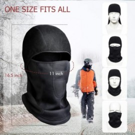 Balaclavas Fleece Balaclava Ski Face Mask for Cold Weather for Men Women - CF18KIMSAKY $12.18