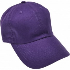 Baseball Caps Solid Cotton Cap Washed Hat Polo Camo Baseball Ball Cap [26 Purple](One Size) - CL182K3SIGA $18.34