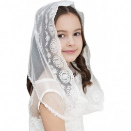 Headbands Veil for Girls Catholic Chapel Veil for Mass Catholic Mantilla F06 - Ivory Wrap - CD1854677Z9 $10.48