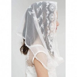 Headbands Veil for Girls Catholic Chapel Veil for Mass Catholic Mantilla F06 - Ivory Wrap - CD1854677Z9 $10.48