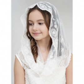 Headbands Veil for Girls Catholic Chapel Veil for Mass Catholic Mantilla F06 - Ivory Wrap - CD1854677Z9 $10.48