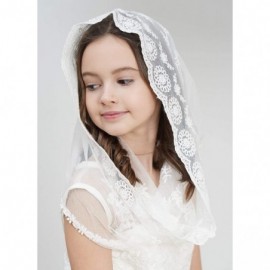 Headbands Veil for Girls Catholic Chapel Veil for Mass Catholic Mantilla F06 - Ivory Wrap - CD1854677Z9 $10.48