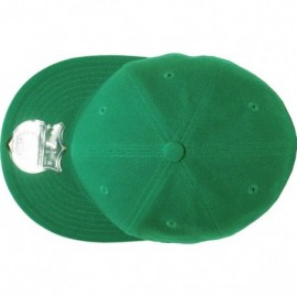 Baseball Caps The Real Original Fitted Flat-Bill Hats True-Fit - 15. Kelly Green - CS11JEIB0AT $12.03