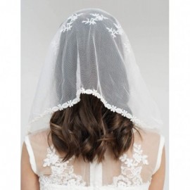 Headbands Veil for Girls Catholic Chapel Veil for Mass Catholic Mantilla F06 - Ivory Wrap - CD1854677Z9 $10.48