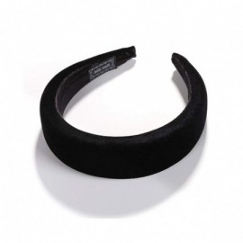 Headbands Headbands Fashion accessories headband - Black Padded Velvet Headband - CI194EXNDGW $7.78