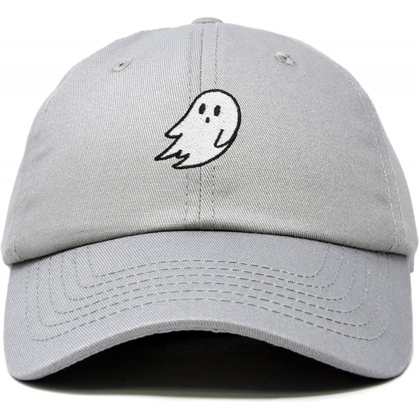 Baseball Caps Ghost Embroidery Dad Hat Baseball Cap Cute Halloween - Gray - C718YQLZ5Y8 $13.88
