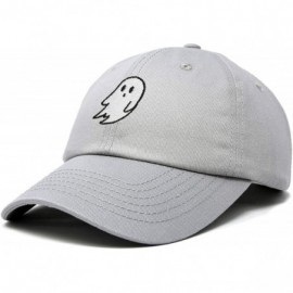 Baseball Caps Ghost Embroidery Dad Hat Baseball Cap Cute Halloween - Gray - C718YQLZ5Y8 $13.88