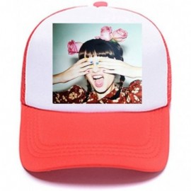Baseball Caps Men Womens Custom Hat Graphic Fashion Trucker Hats Adjustable Baseball Cap. - Red - CF18G220E53 $8.07