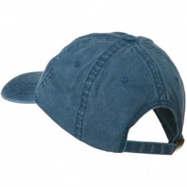 Baseball Caps Hawaii State Map Embroidered Washed Cap - Navy - CR11LJVGBIL $22.10