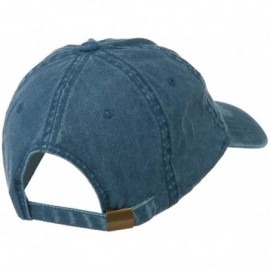 Baseball Caps Hawaii State Map Embroidered Washed Cap - Navy - CR11LJVGBIL $22.10