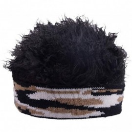 Visors Flair Hair Sun Visor Cap with Fake Hair Wig Baseball Cap Hat - Black 2 - CM1966I9CCA $20.63