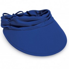 Visors Women's Aqua Sun Visor - Ultra-Lightweight- Ready for Adventure- Designed in Australia - Royal Blue - C518AXIW74Y $32.58