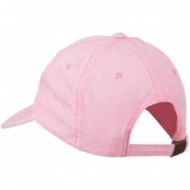 Baseball Caps Hawaii Flower Aloha Embroidered Washed Cap - Pink - C811RNPIBHB $19.54