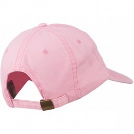 Baseball Caps Hawaii Flower Aloha Embroidered Washed Cap - Pink - C811RNPIBHB $19.54