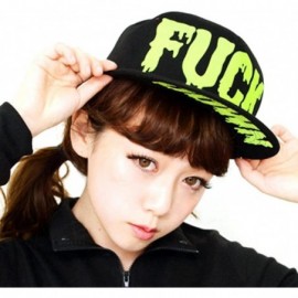 Baseball Caps Men Women Black Fuck Down Trucker Hat Snapback Baseball Brim Cap FFH143 - Black - CQ12O1YVKNU $8.72