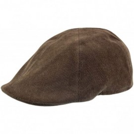 Newsboy Caps Corduroy Duckbill Ivy Cap - Brown - C0114H6V7MZ $25.46