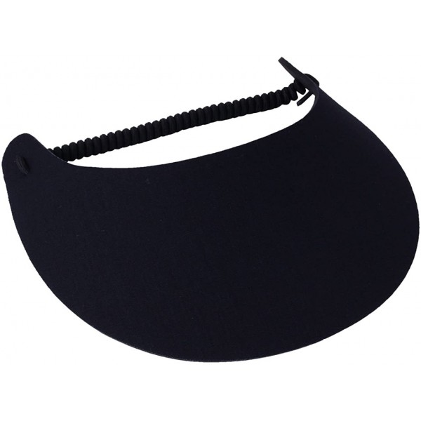 Visors Sunvisor- Available in Beautiful Solid Colors- Perfect for The Summer! - Black - CS11KAECNH5 $11.16