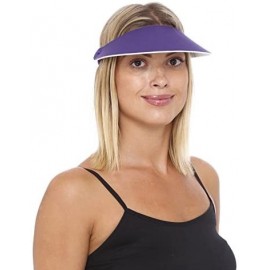 Visors Sunvisor- Available in Beautiful Solid Colors- Perfect for The Summer! - Black - CS11KAECNH5 $11.16