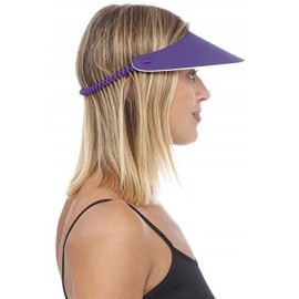 Visors Sunvisor- Available in Beautiful Solid Colors- Perfect for The Summer! - Black - CS11KAECNH5 $11.16