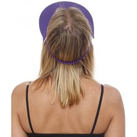 Visors Sunvisor- Available in Beautiful Solid Colors- Perfect for The Summer! - Black - CS11KAECNH5 $11.16