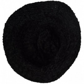 Skullies & Beanies Chenille Pull On Hat - Black - CW188A4GYKK $8.47