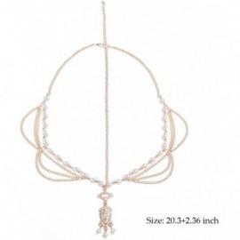 Headbands Bohemia Headband Head Chain with Rhinestone and Beaded Tassel for Women and Girls - CI18524IAS9 $8.14