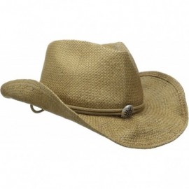 Cowboy Hats Dorfman Pacific Women's Shapeable Toyo Western Hat - Tobacco - C21287VGVKN $74.09