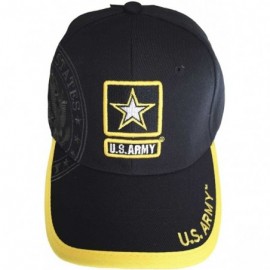 Baseball Caps U.S. Military Army Cap Officially Licensed Sealed - Black - CY11XUUXDH1 $30.00