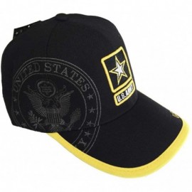 Baseball Caps U.S. Military Army Cap Officially Licensed Sealed - Black - CY11XUUXDH1 $20.00