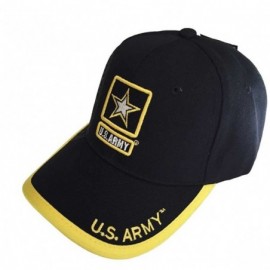 Baseball Caps U.S. Military Army Cap Officially Licensed Sealed - Black - CY11XUUXDH1 $20.00