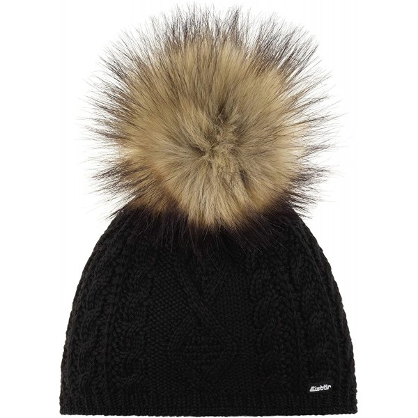 Skullies & Beanies Nelia Lux Winter Hat - Black/Light Brown - CN18SEOXOLA $59.90