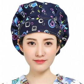 Baseball Caps Doctor Classic Scrub Hat Adjustable Sweatband Bouffant Cap for Women Ponytail (Print 23) - C6187K7DZ78 $13.18