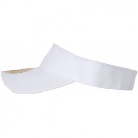 Visors Solid Adjustable Sports Visor (Comes in Many - White - CZ112KU9BDH $10.19