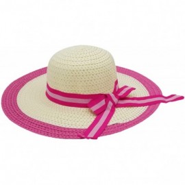 Sun Hats Sun Hats for Women- Woven Floppy Beach Woven Summer Spring Straw Hat - C918E683I98 $17.72