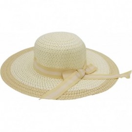 Sun Hats Sun Hats for Women- Woven Floppy Beach Woven Summer Spring Straw Hat - C918E683I98 $17.72