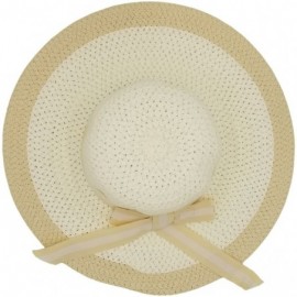 Sun Hats Sun Hats for Women- Woven Floppy Beach Woven Summer Spring Straw Hat - C918E683I98 $17.72