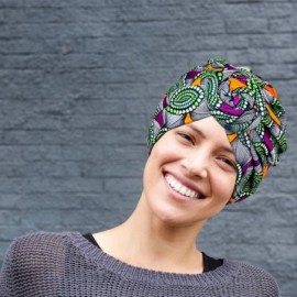 Skullies & Beanies 2 Pieces Women Knotted Turban Cap- Twist Head Wrap Beanie Perfect for Long/Short Hair - Set-d-4 - CO18UD0N...