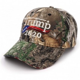 Baseball Caps Donald Trump Hat 2020 Keep America Great KAG MAGA with USA Flag 3D Embroidery Hat - Camo4 - CS18WNL08HT $31.62