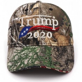 Baseball Caps Donald Trump Hat 2020 Keep America Great KAG MAGA with USA Flag 3D Embroidery Hat - Camo4 - CS18WNL08HT $17.25