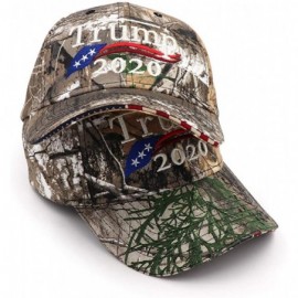 Baseball Caps Donald Trump Hat 2020 Keep America Great KAG MAGA with USA Flag 3D Embroidery Hat - Camo4 - CS18WNL08HT $17.25