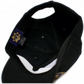 Baseball Caps California Highway Patrol Eureka Badge Applique Hat Cap Adult One-Size Multi - Black - C8187QR8TKT $17.53