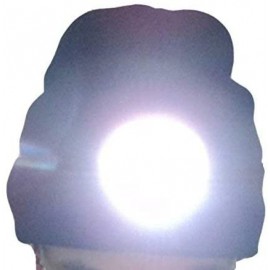 Skullies & Beanies Mens Winter 5 lED Lights Lighted Night Fishing Knitt Beanie Hat Cap Roll-up Brim - Coffee - CG129850C6V $7.36