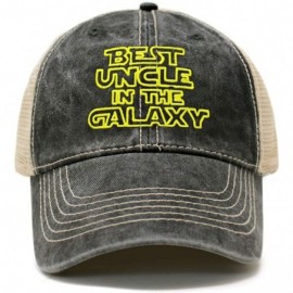Baseball Caps Best Uncle in The Galaxy Embroidery Dad Hat Cotton Baseball Cap Polo Style Low Profile - Tc101 Charcoal - CL192...