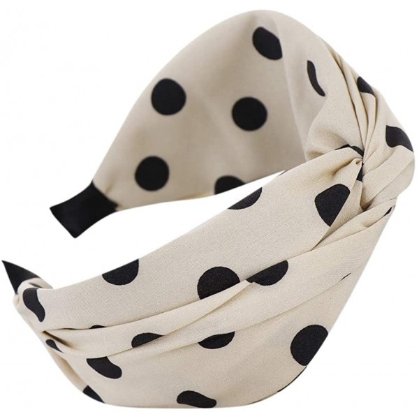 Headbands Knotted Headbands Hairbands Elastic Accessory - Beige - CI18WDGQMZ5 $7.08