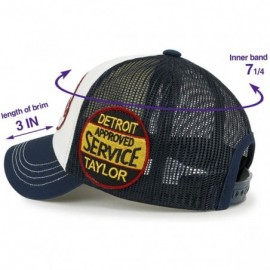 Baseball Caps New Vintage Style Mesh Medium Baseball Cap 2254 - Navy - C418QUZ8985 $29.22