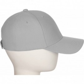 Baseball Caps Classic Baseball Hat Custom A to Z Initial Team Letter- Lt Gray Cap White Black - Letter F - C718IDWSSRX $11.24