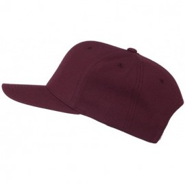 Baseball Caps Wool Blend Prostyle Snapback Cap - Maroon - C211JL1BY29 $17.93