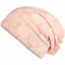 Skullies & Beanies Flower Printed Beanie Women Turban Headband Chemo Cap - 2 Pack Set 17 - CD18WN67Q6T $17.47