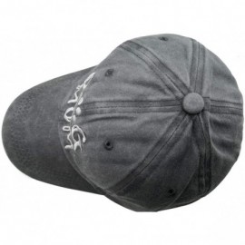 Baseball Caps Denim Fabric Adjustable Dog Mom Hat Fashion Distressed Baseball Cap for Women - Embroidered Gray - CV196TZLKEQ ...